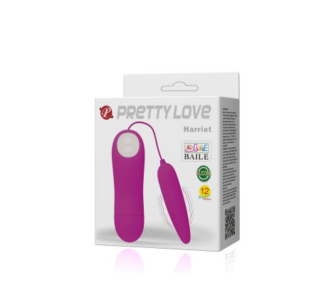 Pretty Love Huevo Vibrador Harriet Color Púrp CL70