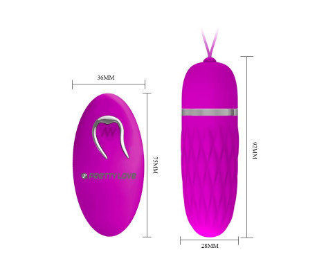 Huevo Vibrador Dawn Color Púrpura