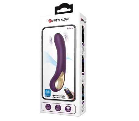 Ethan Vibrador con APP Púrpura