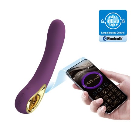 Ethan Vibrador con APP Púrpura