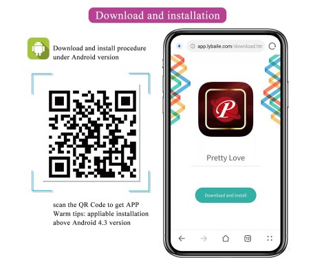 Ethan Vibrador con APP Púrpura