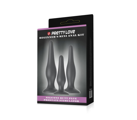 Butt Plug Set of 3 Clave 35