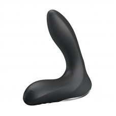 Estimlador Anal Inflable Leonard Silicona USB Negro