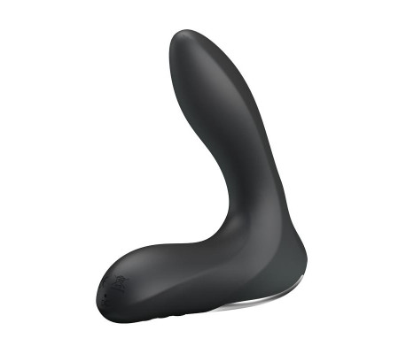 Estimlador Anal Inflable Leonard Silicona USB Negro