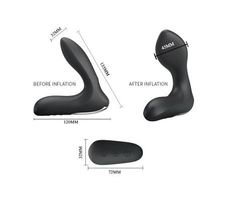 Nasreddin Estimulador Anal con Inflado USB