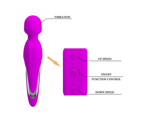 Vibrador Mortimer USB Purpura