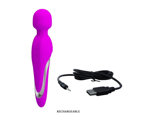 Vibrador Mortimer USB Purpura