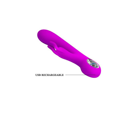 Vibrador Hot Rabbit Púrpura