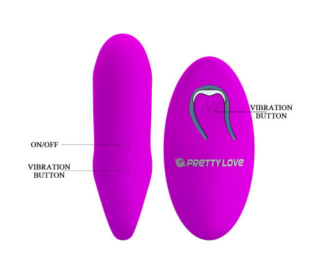 Juguete para Parejas con Control Remoto Rosa
