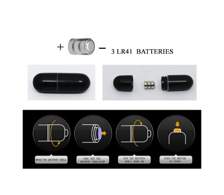 Funda Vibradora para el Dedo Adonis Negro