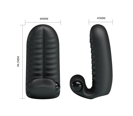 Abbott Funda para el Dedo con Vibración Negro