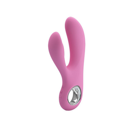 Vibrador Canrol USB Silicona Rosa Suave
