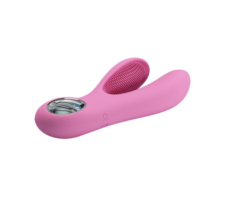 Vibrador Canrol USB Silicona Rosa Suave