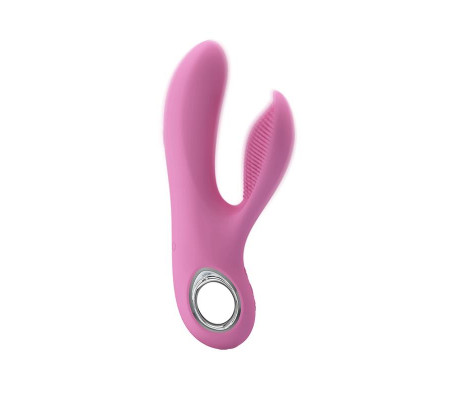 Vibrador Canrol USB Silicona Rosa Suave