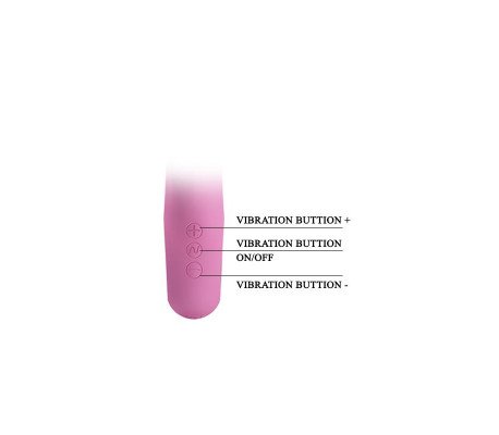 Vibrador Canrol USB Silicona Rosa Suave