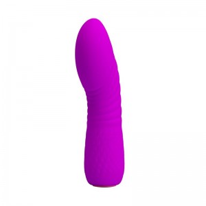 Vibrador Abner USB Silicona Purpura
