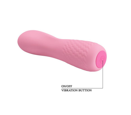Alice Vibrador 12 funciones Rosa Claro
