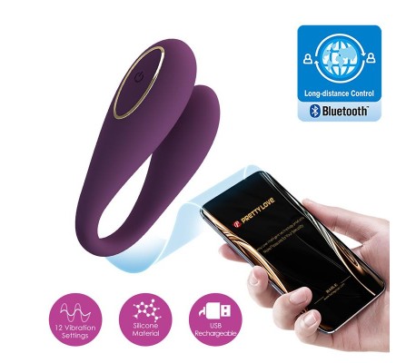 August Vibrador de Parejas con App Lila