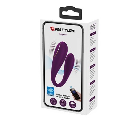August Vibrador de Parejas con App Lila