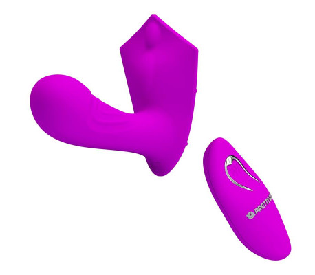 Willie Estimulador con Control Remoto Rosa