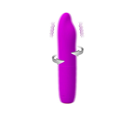 Vibrador Rotador Burke Silicona 10.6 x 3.6 cm
