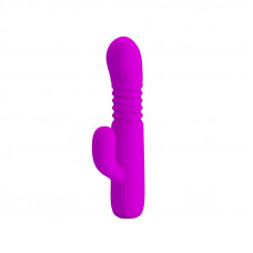 Leopold Vibrador con Función de Movimiento USB Silicona