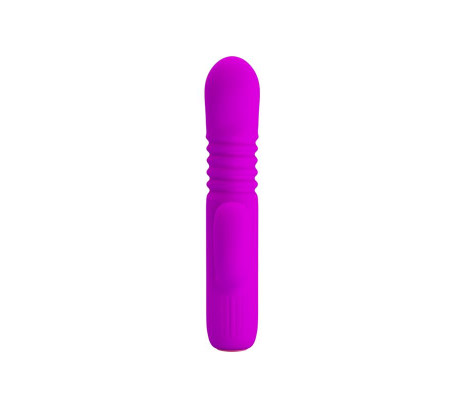 Leopold Vibrador con Función de Movimiento USB Silicona