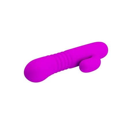 Leopold Vibrador con Función de Movimiento USB Silicona