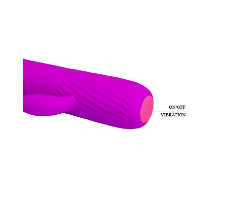 Vibrador Tim USB Silicona Purpura