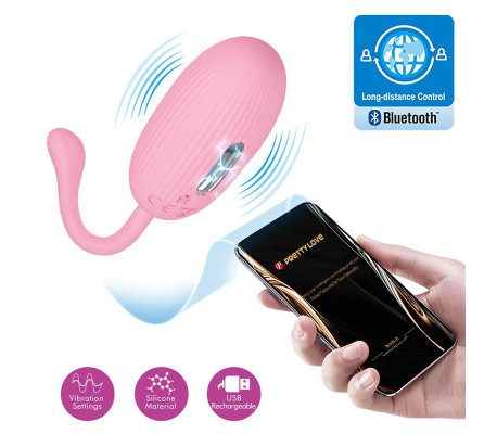 Doreen Huevo Vibrador con Electro Shock y APP