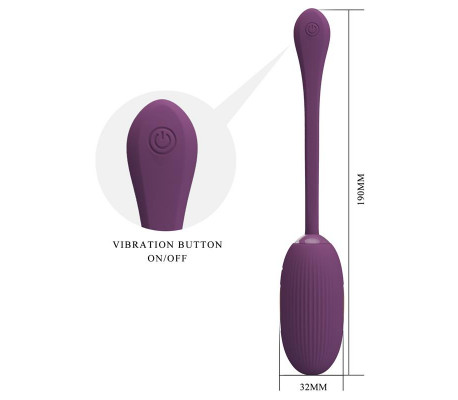 Doreen Huevo Vibrador con Electro Shock y App