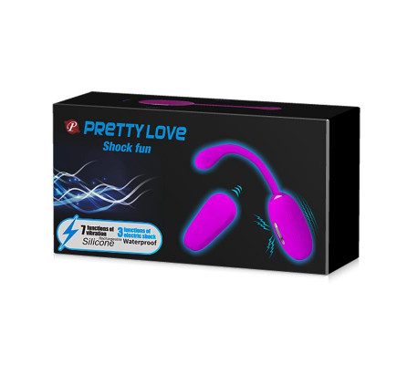 Shock Fun Huevo Vibrador con Electro Shock y Control Remoto