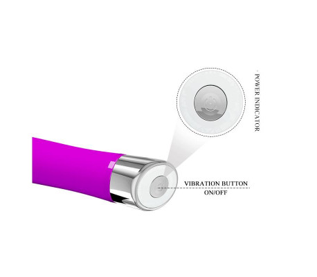 Vibrador Sampson Silicona Purpura