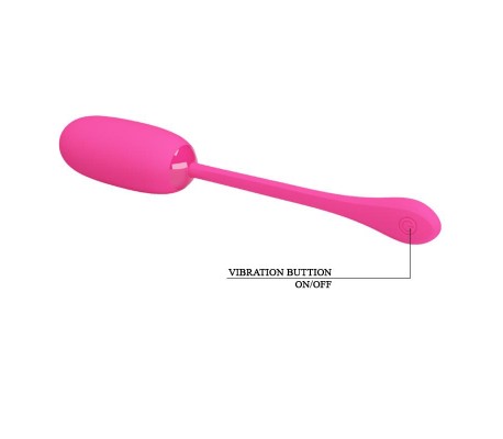 Huevo Vibrador Julius USB Silicona Rosa