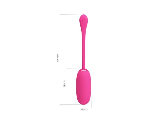 Huevo Vibrador Julius USB Silicona Rosa