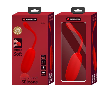 Julius Huevo Vibrador Rojo