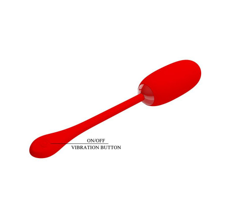 Julius Huevo Vibrador Rojo