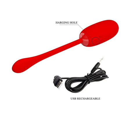 Julius Huevo Vibrador Rojo