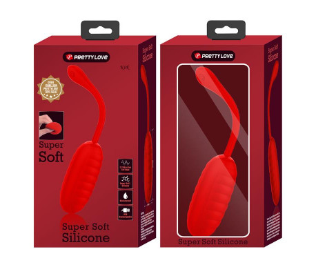 Kirk Huevo Vibrador Rojo