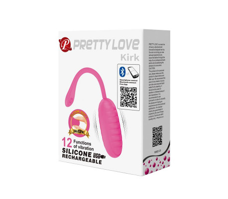 Kirk Huevo Vibrador con APP Movil Silcona USB