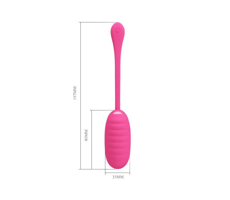 Kirk Huevo Vibrador con APP Movil Silcona USB