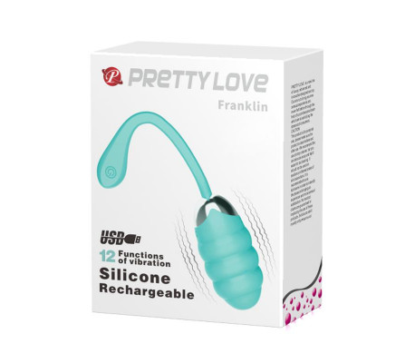 Huevo Vibrador Franklin USB Silicona