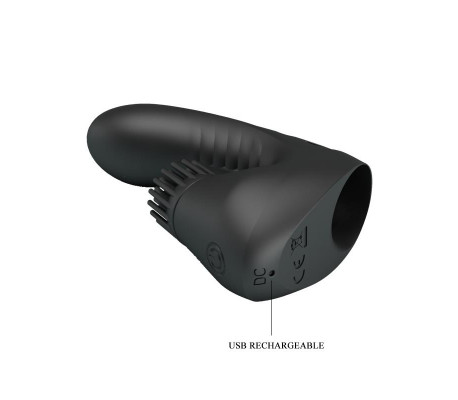 Estimulador Rotación Magic Drill USB Silicona