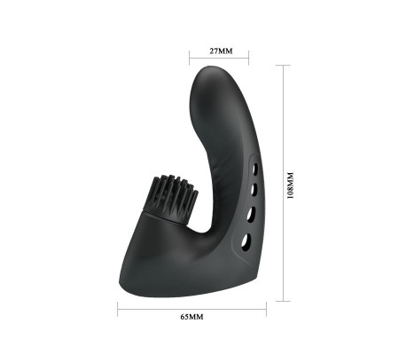 Estimulador Rotación Magic Drill USB Silicona