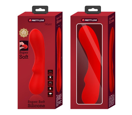 Prescott Vibrasor USB Silicona Rojo