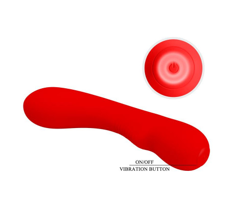 Prescott Vibrasor USB Silicona Rojo