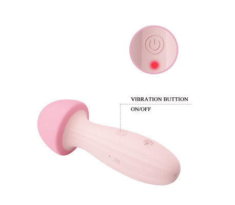 Mushroom Vibrador/Masajeador Silicona USB