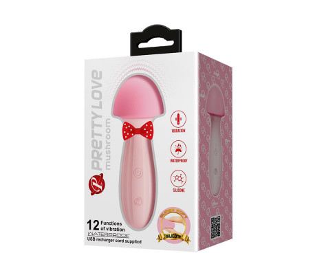Mushroom Vibrador/Masajeador Silicona USB