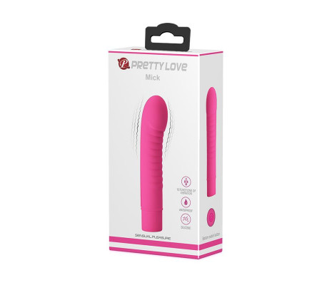 Vibrador Mick Silicona Rosa