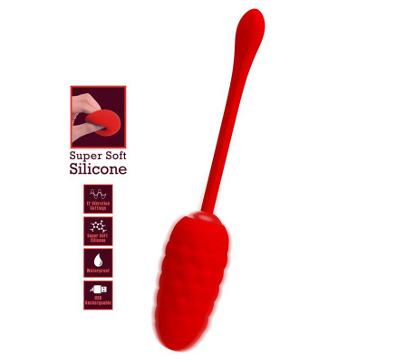 Marina Huevo Vibrador Rojo